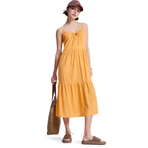 록시 Down The Line 소매 없는 롱 드레스 9142774499