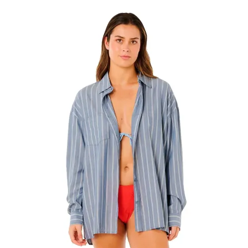 립컬 Beach Days Pinstripe 긴팔 셔츠 9142815210