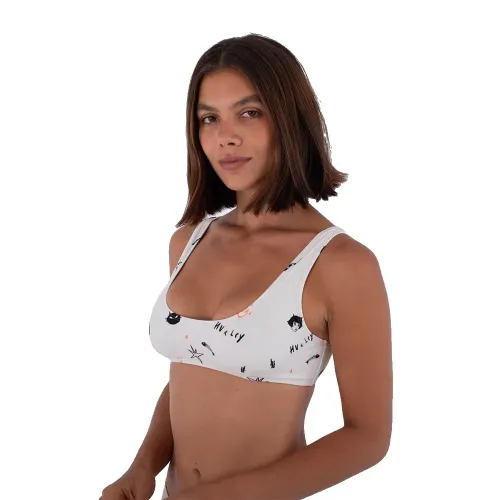 헐리 Crop Print 비키니 탑 9142893161