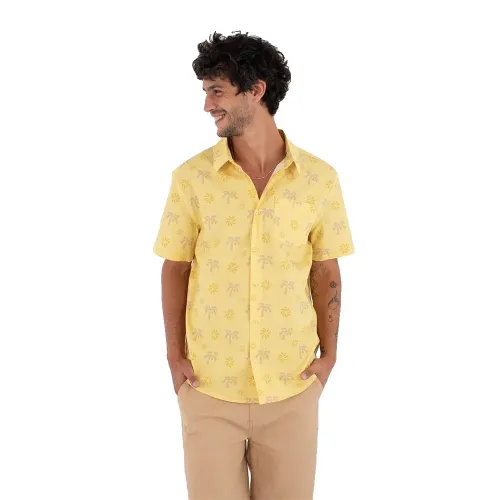 헐리 Printing Press Coconut 반팔 셔츠 9142893399