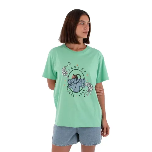 헐리 Skate Girl 어반 Tide 반팔 티셔츠 9142893544