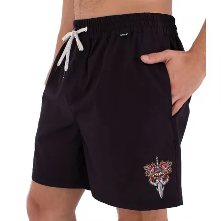 헐리 Volley Flex Tattoo 수영 반바지 9142893603