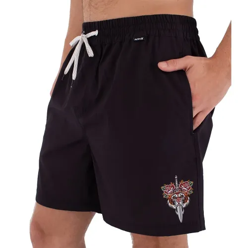 헐리 Volley Flex Tattoo 수영 반바지 9142893603